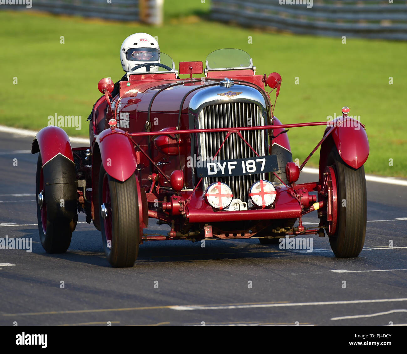 Richard, Reay-Smith Lagonda LG45, voiture de l'Équipe défi d'équipe d'avant-guerre, Aston Martin Owners Club Course, Snetterton, Norfolk, Angleterre, samedi 1er Septemb Banque D'Images