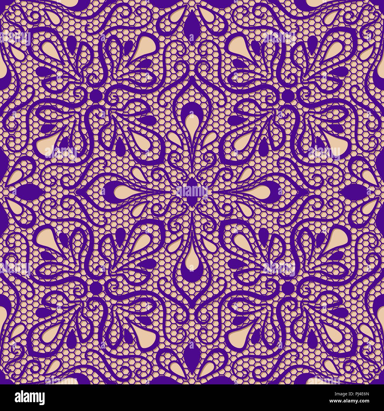 Motif dentelle transparente Illustration de Vecteur
