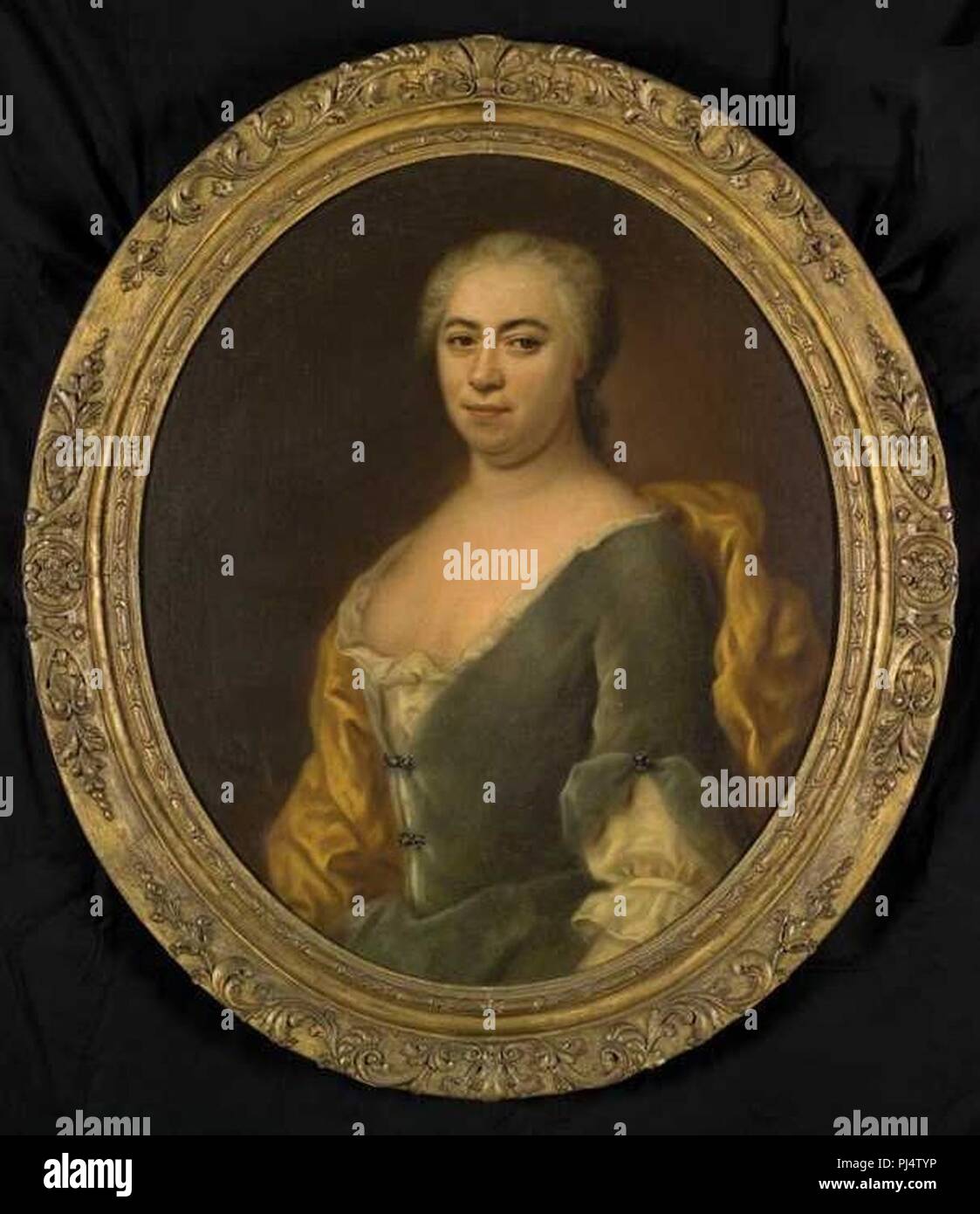 Balthasar Denner - Portret van Witheyn Maria Anna (1686-1763) Banque D'Images