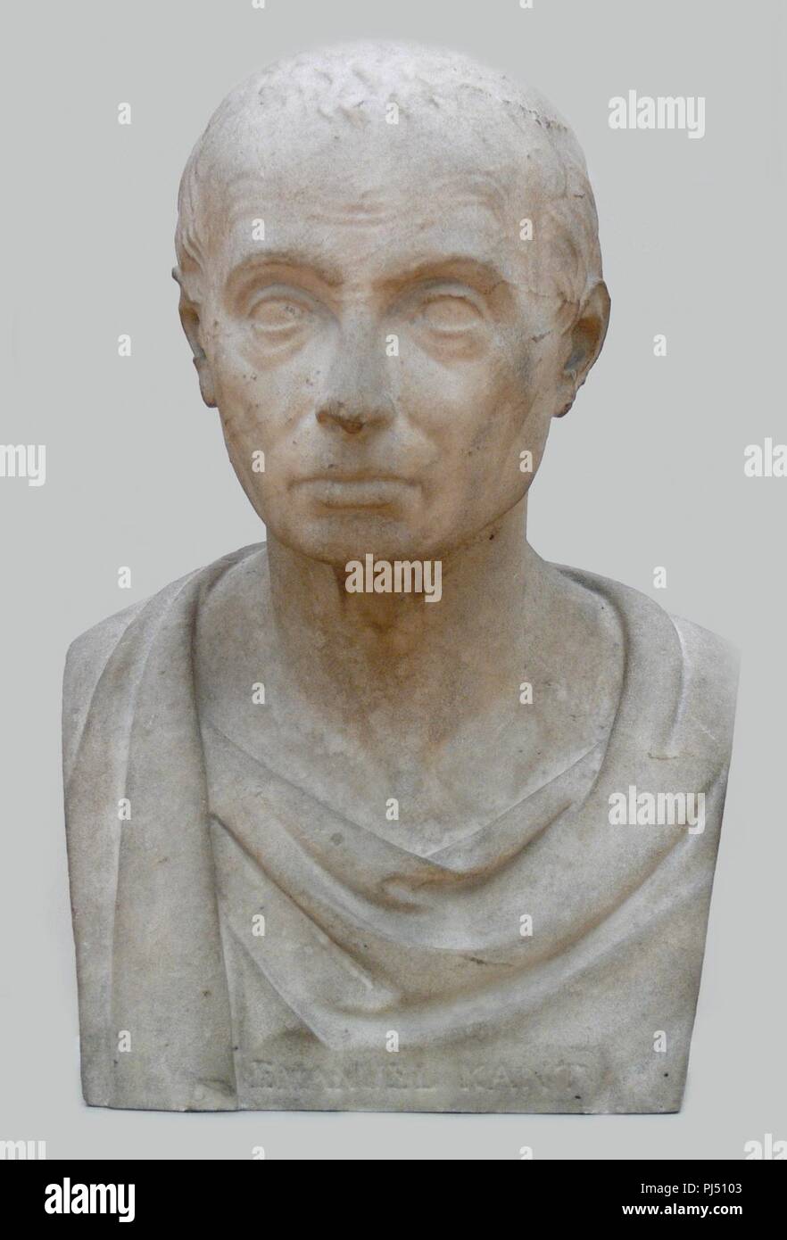 Bardou Immanuel Kant 1798. Banque D'Images