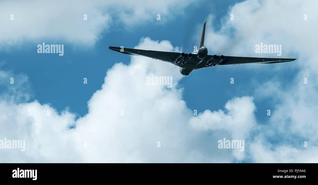 Flying Vulcan Affichage à l'aéroport de Manchester, Barton Banque D'Images