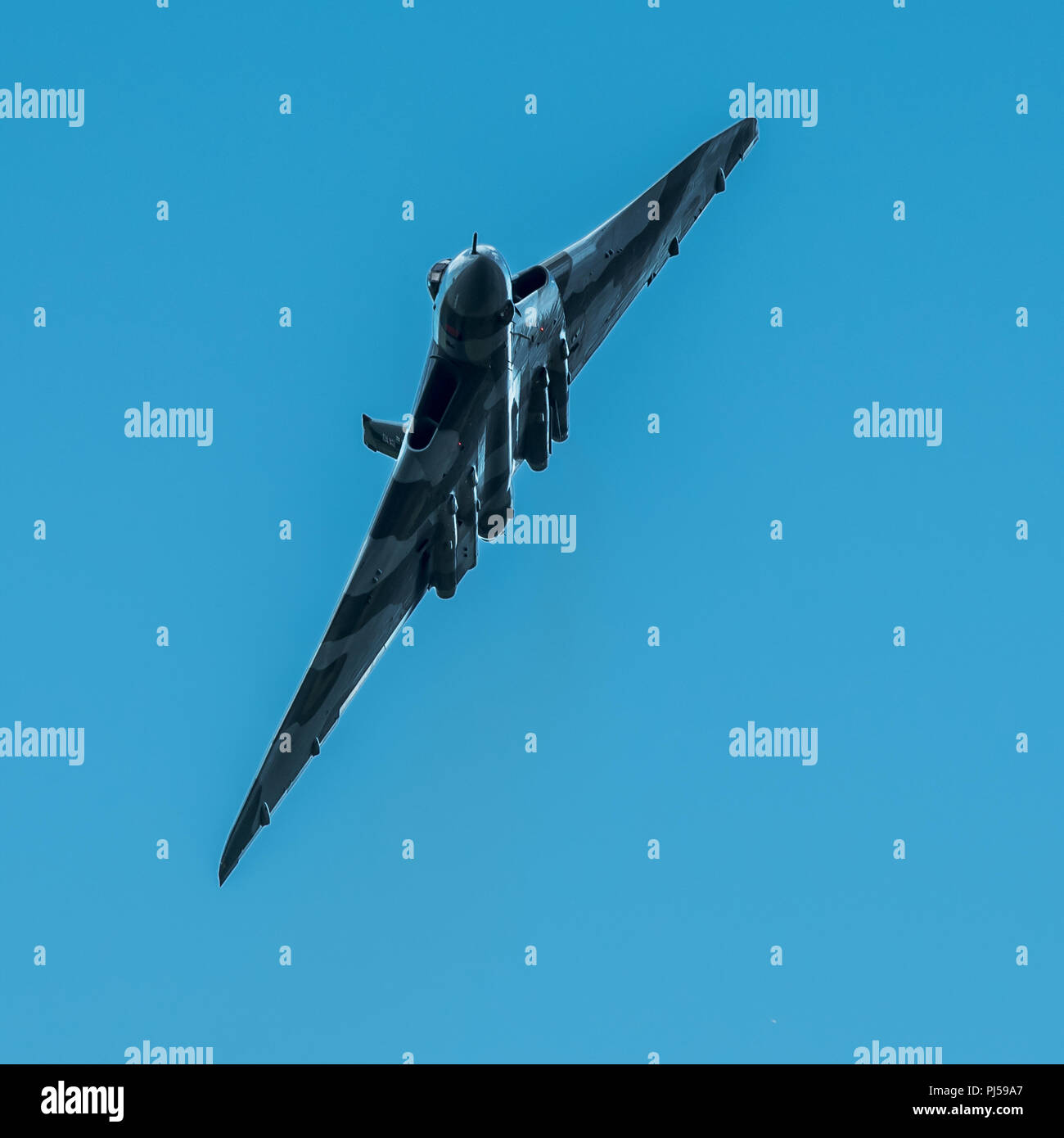 Flying Vulcan Affichage à l'aéroport de Manchester, Barton Banque D'Images