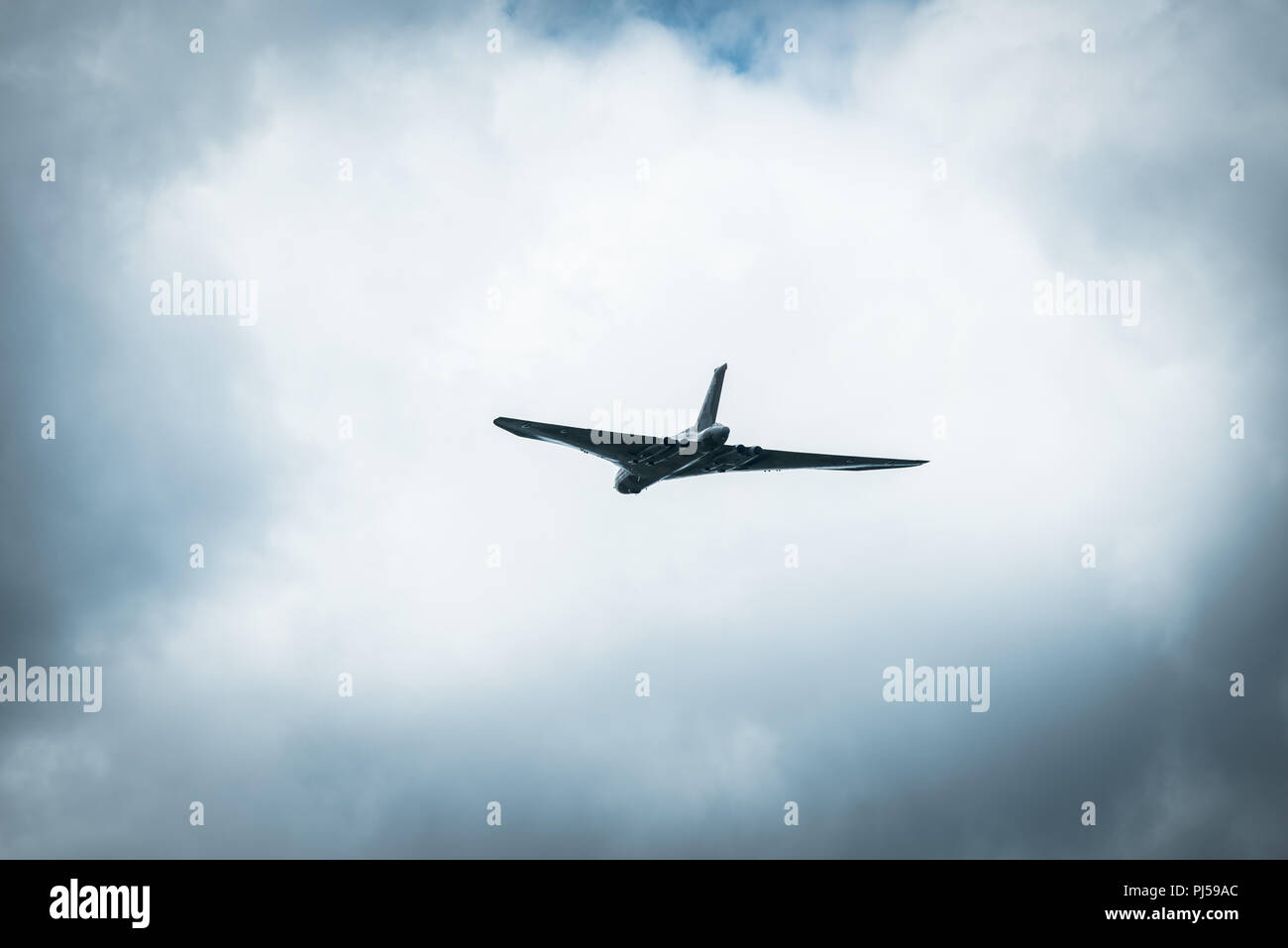 Flying Vulcan Affichage à l'aéroport de Manchester, Barton Banque D'Images