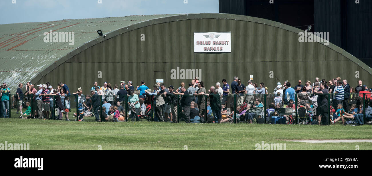 Flying Vulcan Affichage à l'aéroport de Manchester, Barton Banque D'Images
