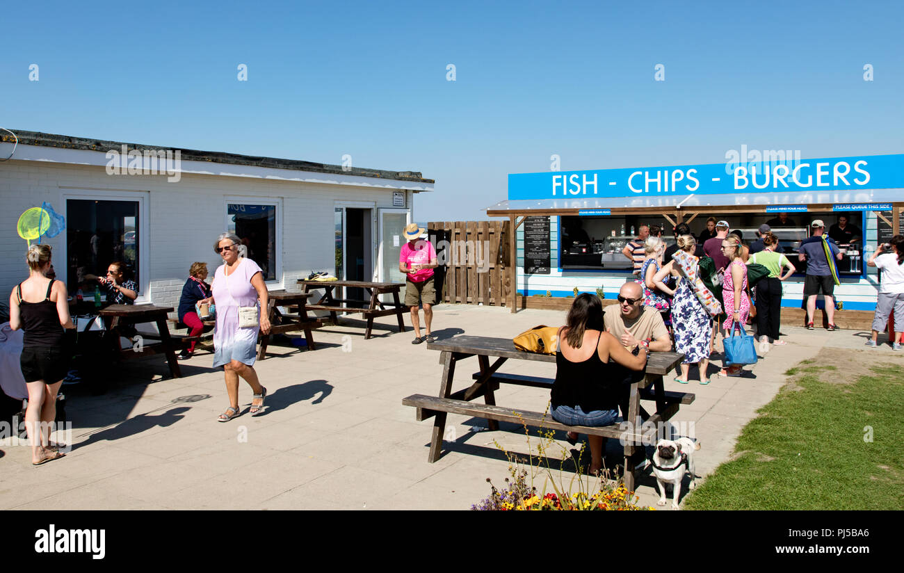 Café Local West Wittering Beach West Sussex UK Banque D'Images