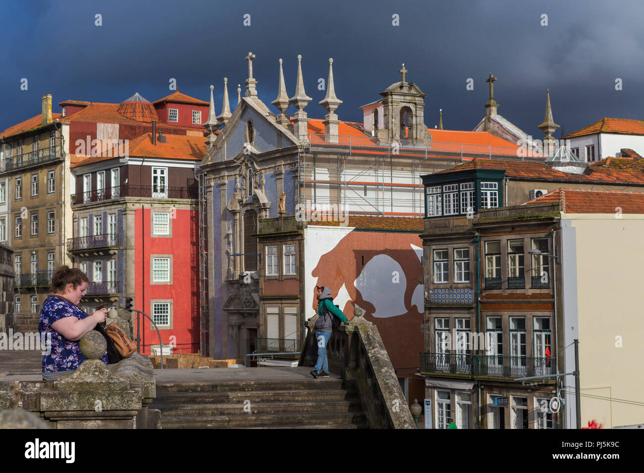 Vieille ville, Porto, Portugal Banque D'Images