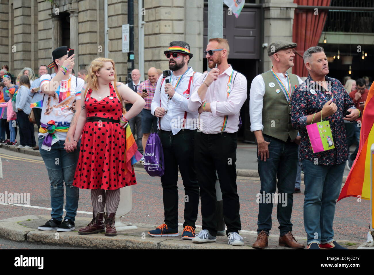 Gay Pride Parade 2018 à Belfast comprend : Gay Pride Où : Belfast Belfast, en Irlande du Nord, Royaume-Uni Quand : 04 août 2018 Source : WENN.com Banque D'Images