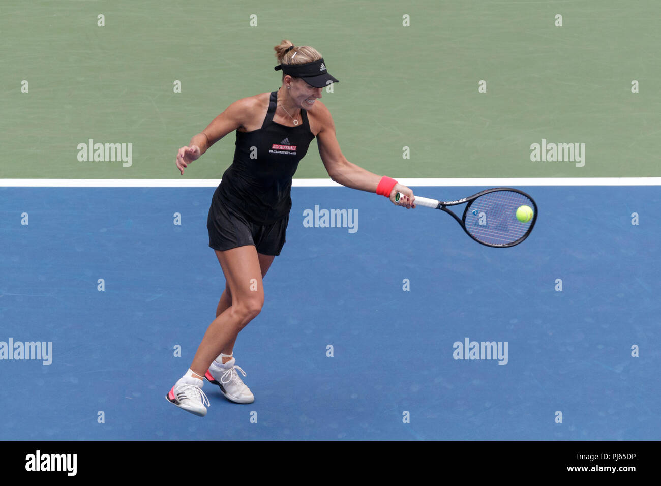 Angelique Kerber (GER) de la compétition à l'US Open de Tennis 2018. Banque D'Images