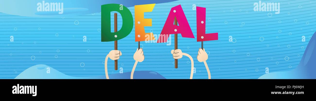 Mains tenant diverses lettres de l'alphabet créé le mot traiter. Vector ...