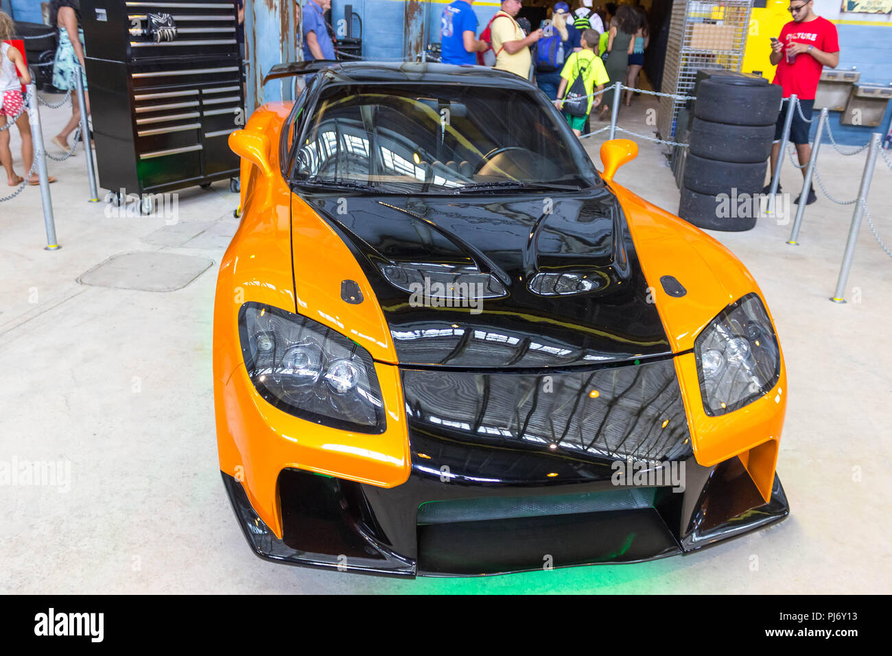 Orlando Floride USA 10 mai 2018 La nouvelle attraction Le Fast Furious
