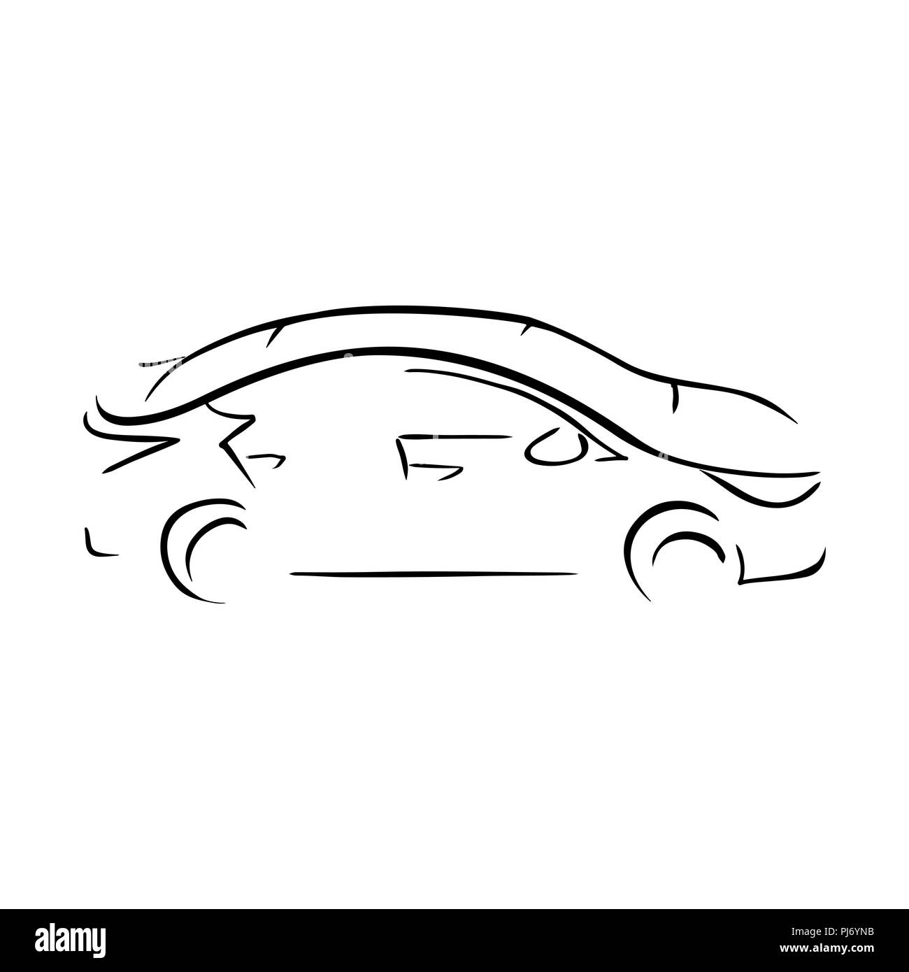 Voiture de course noir et blanc Banque d'images vectorielles - Page 2 ...