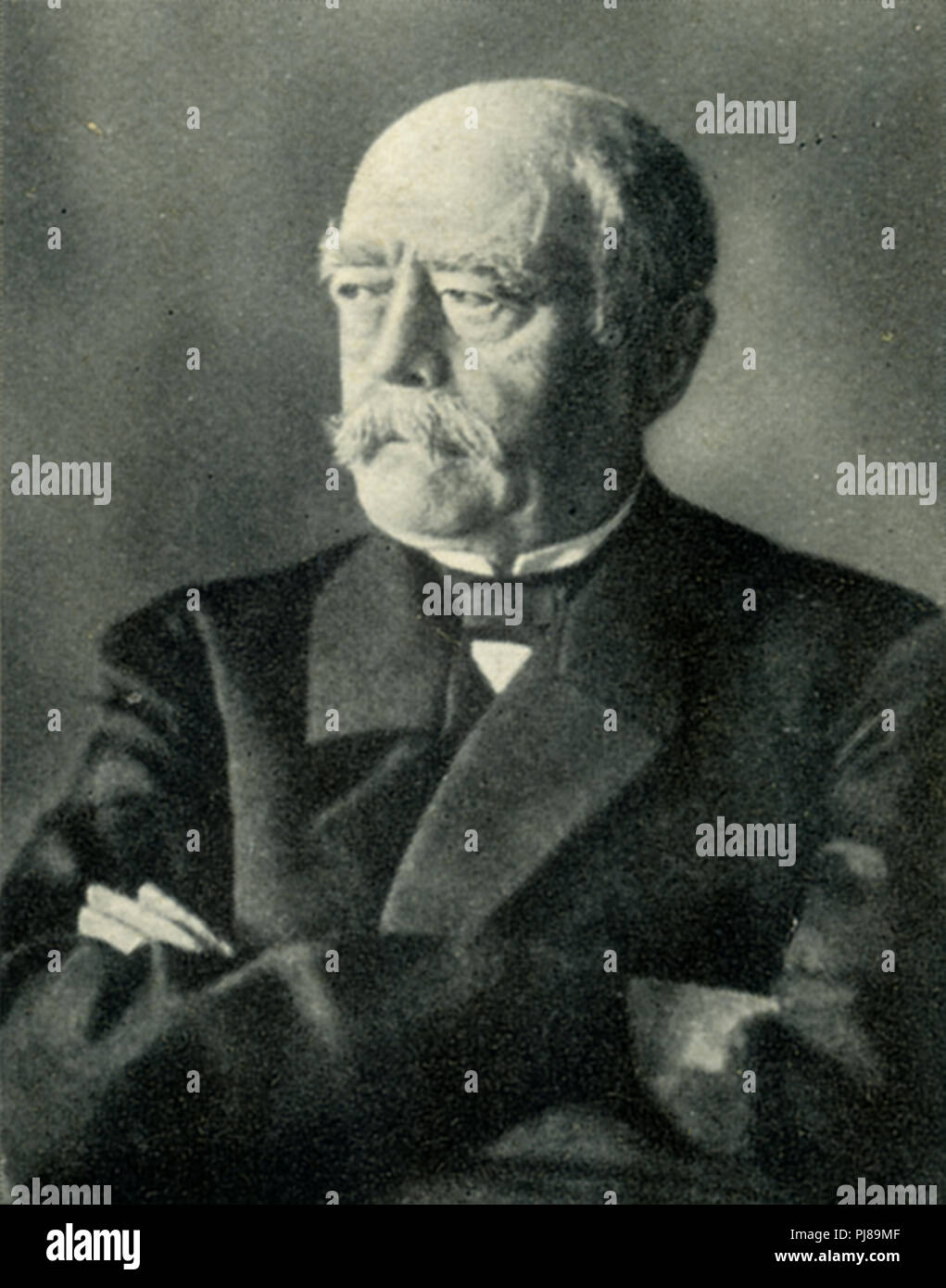 Bismarck, Otto von (1815-1898), homme politique allemand et homme d'État, Banque D'Images