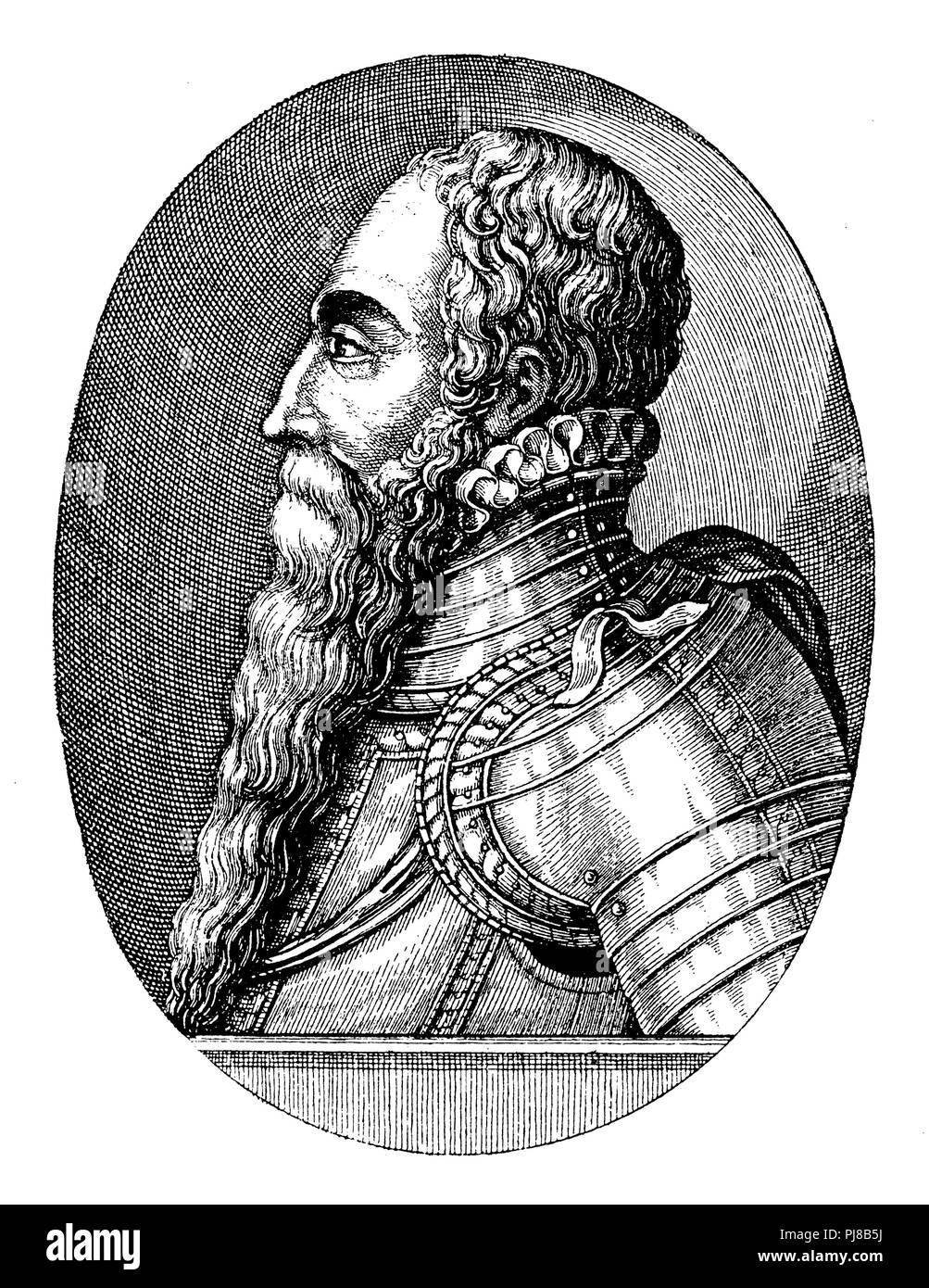 Jean III, Roi de Suède. Après une gravure sur cuivre, contemporain Banque D'Images