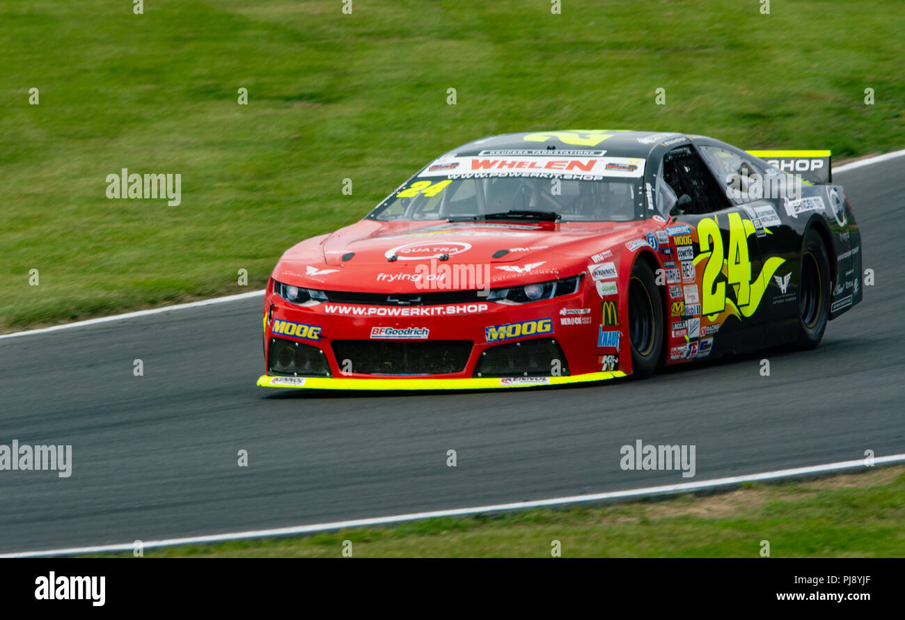 Toutes ces photos ont été prises à l'American Speedfest à Brands Hatch UK. Banque D'Images