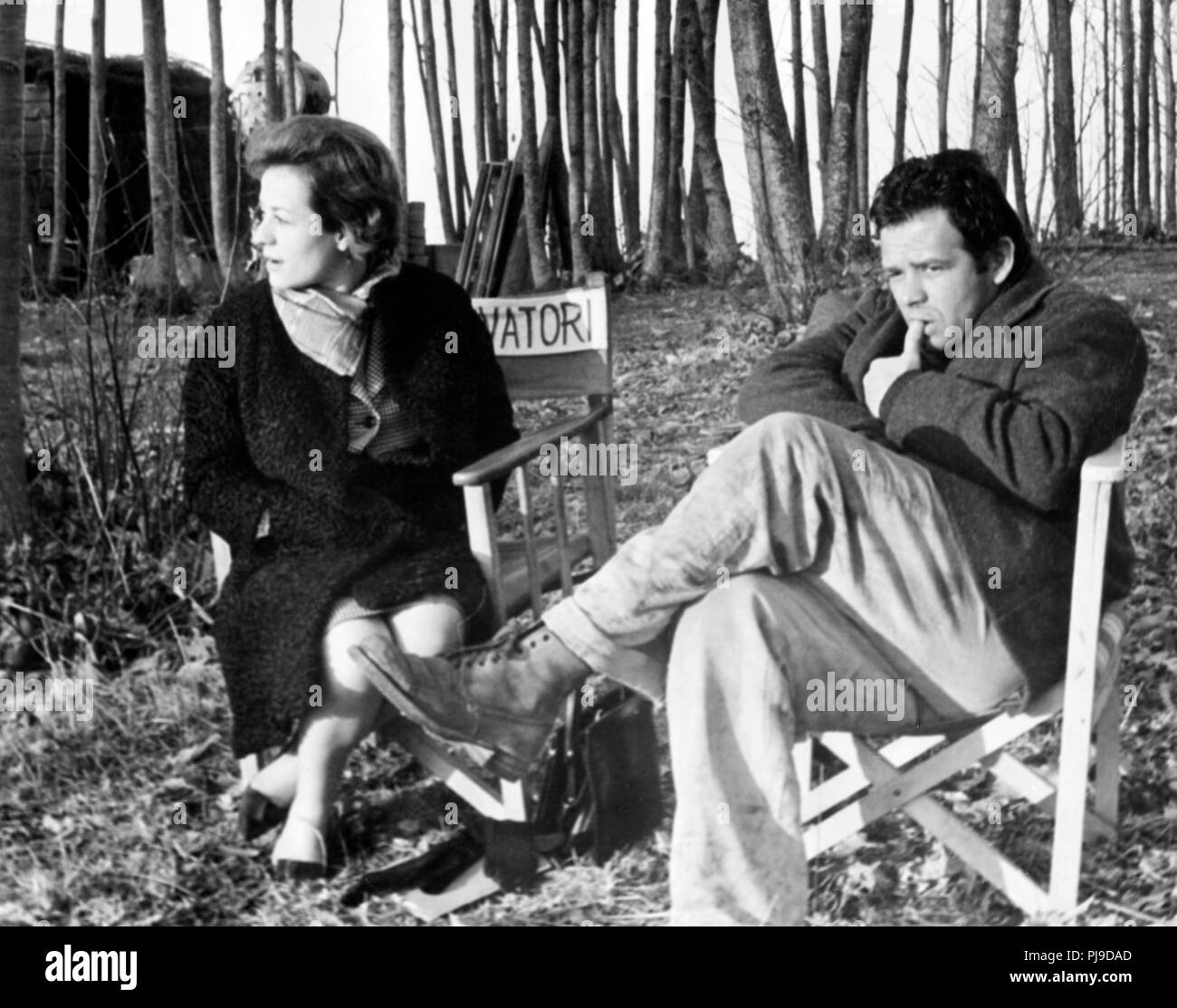 Annie Girardot, renato salvatori, 1961 Banque D'Images