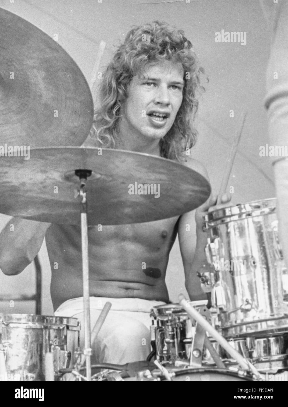 Bill bruford, King Crimson, 70 Banque D'Images