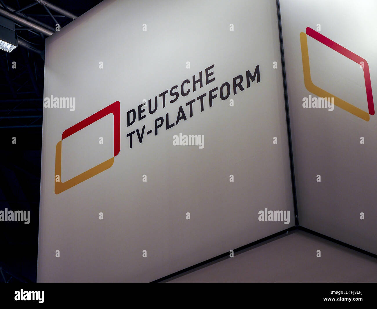 Deutsche TV-Plattform, IFA 2018, Berlin, Internationale Funkaustellung Banque D'Images
