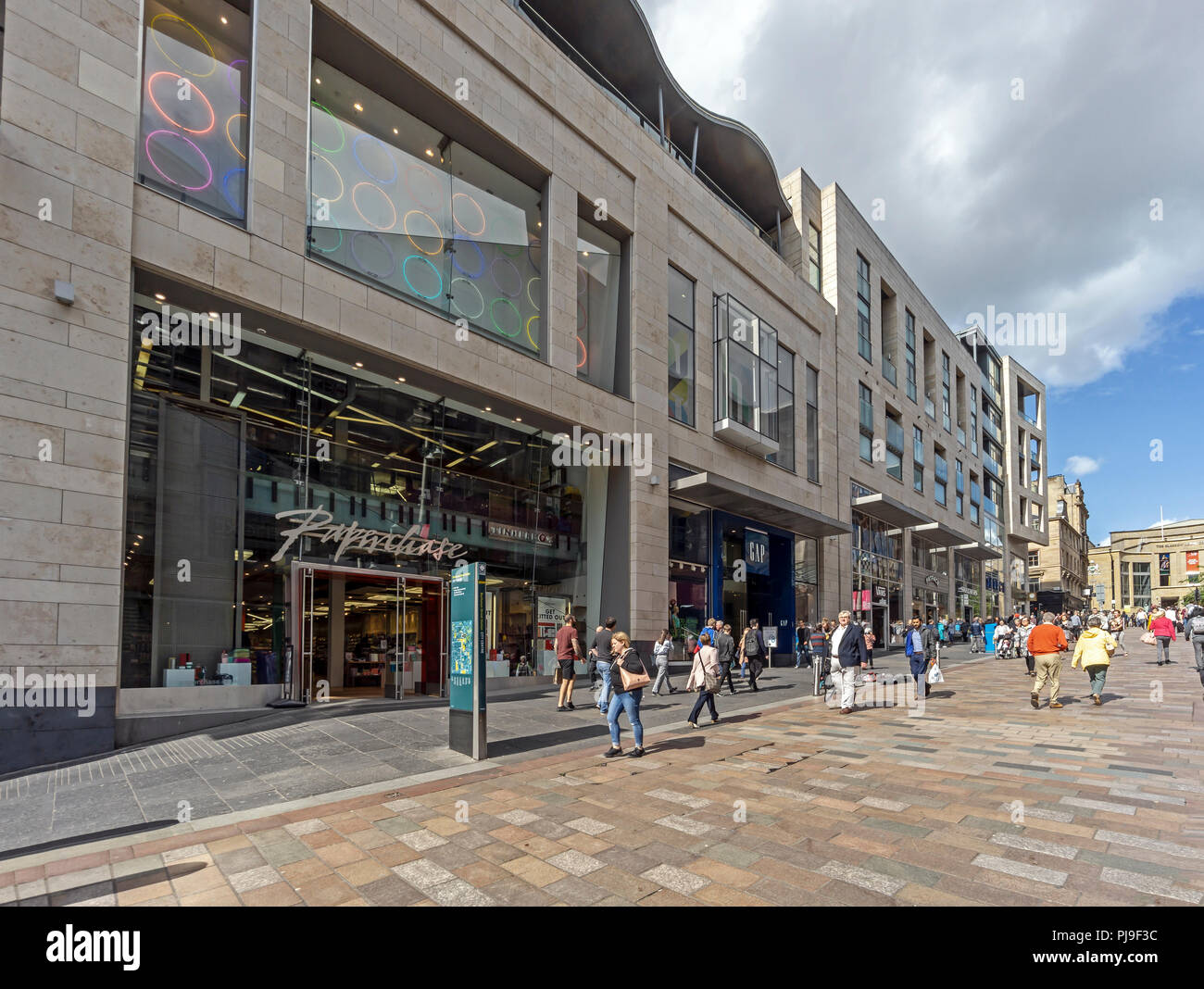 Boutiques sur la côté ouest de la région de Buchanan Street à Glasgow Scotland UK Banque D'Images