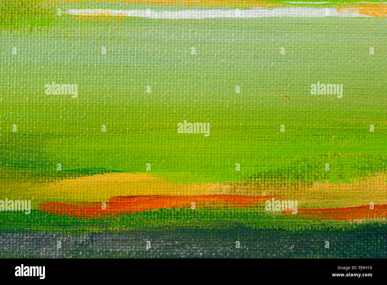 Détails des peintures acryliques montrant la couleur, les textures et les techniques. Meadow expressionniste. Banque D'Images Détails des peintures acryliques montrant la couleur, les textures et les techniques. Meadow expressionniste. Banque D'Images