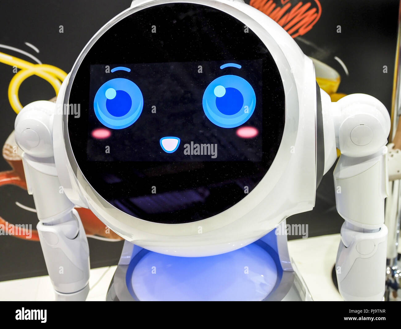 UBTECH Cruzr, la robotique, l'humanoïde, Robot de service, l'IFA 2018, Berlin, Internationale Funkaustellung Banque D'Images