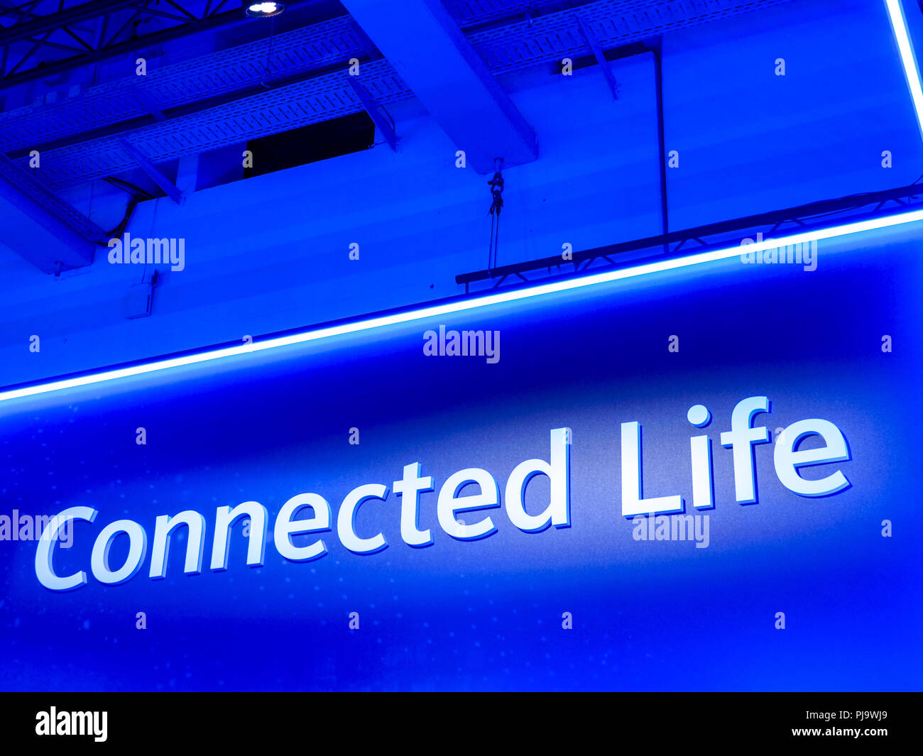 Siemens, connecté la vie, 2018, l'IFA Berlin, Internationale Funkaustellung Banque D'Images