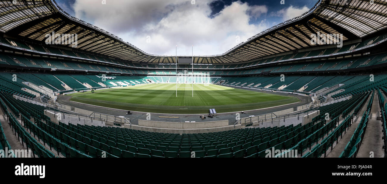 Le stade de Twickenham, Londres, accueil de Rugby Banque D'Images