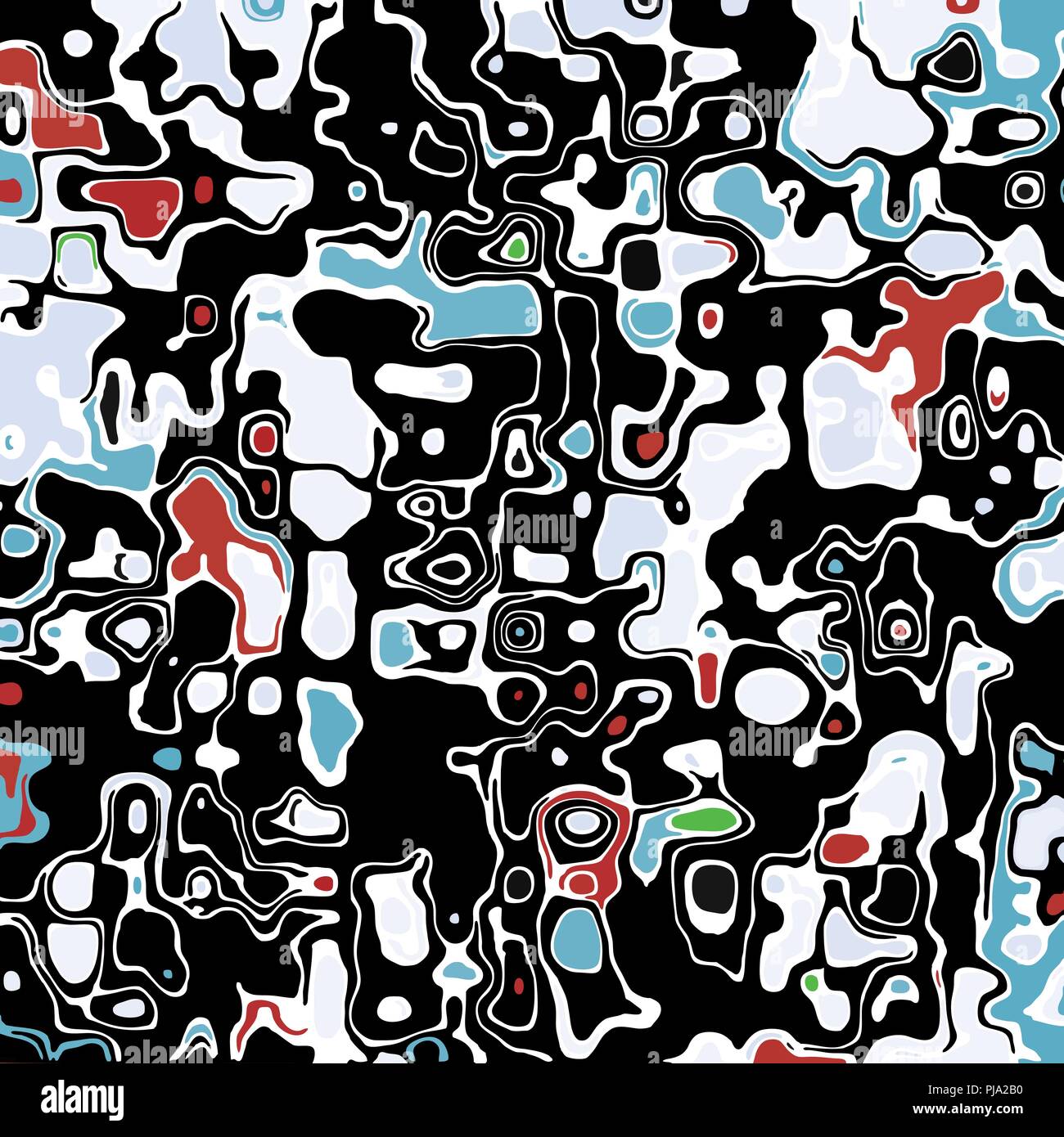 Le modèle numérique couleur Illustration de Vecteur
