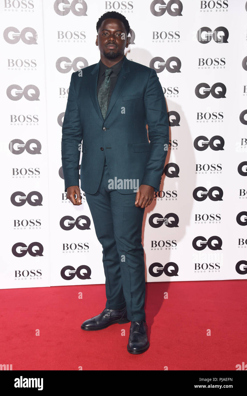 Londres, Royaume-Uni. Septembre 05, 2018 : Daniel Kaluuya au GQ Men of the Year Awards 2018 à la Tate Modern, London Crédit : Sarah Stewart/Alamy Live News Banque D'Images