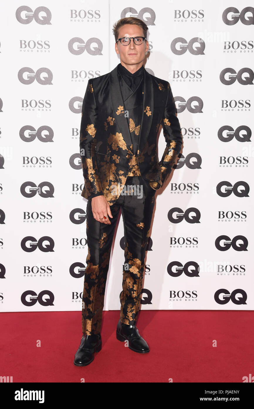 Londres, Royaume-Uni. Septembre 05, 2018 : Oliver Proudlock au GQ Men of the Year Awards 2018 à la Tate Modern, London Crédit : Sarah Stewart/Alamy Live News Banque D'Images