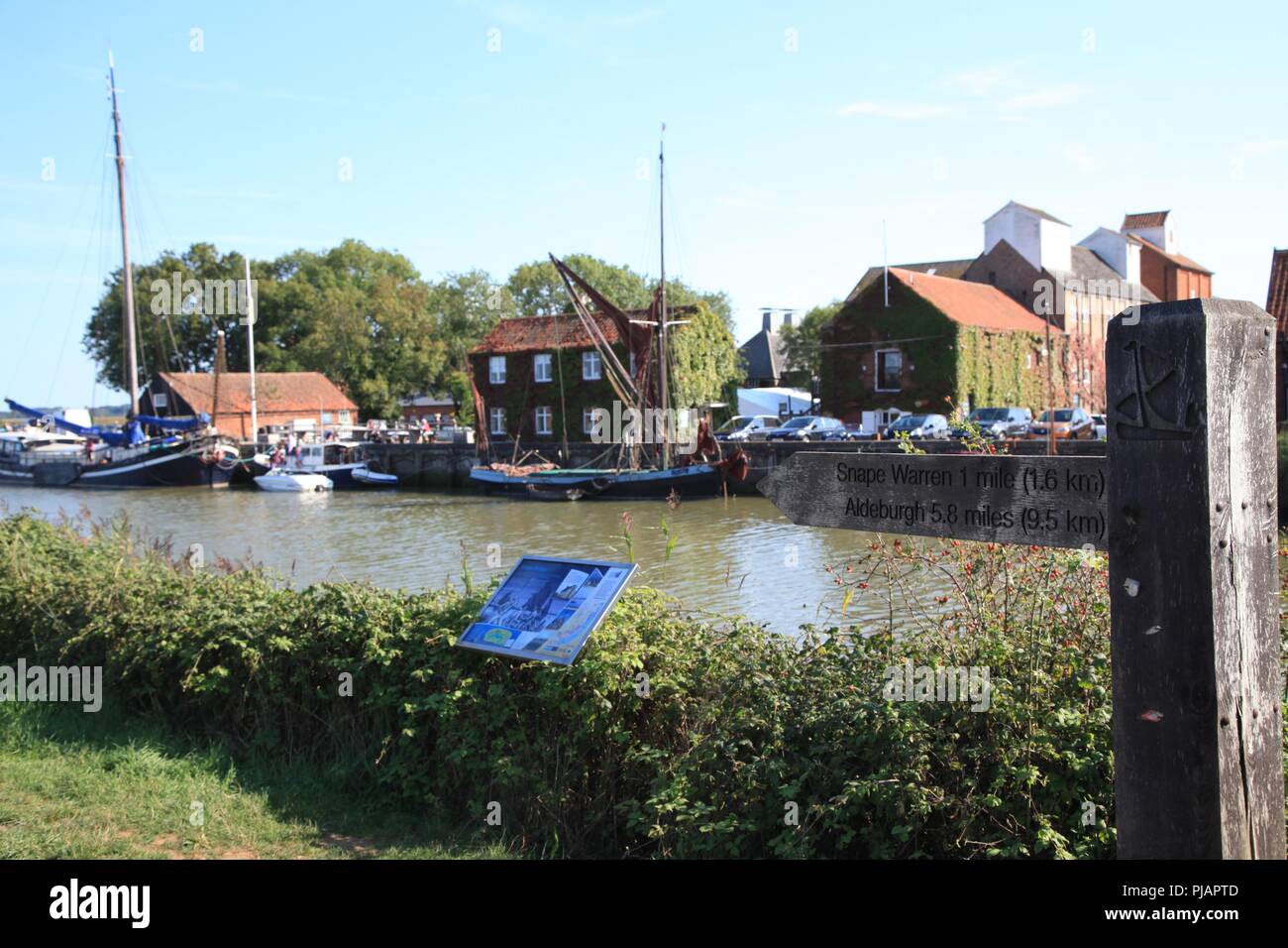 Snape Maltings Suffolk UK Summer 2018 Banque D'Images