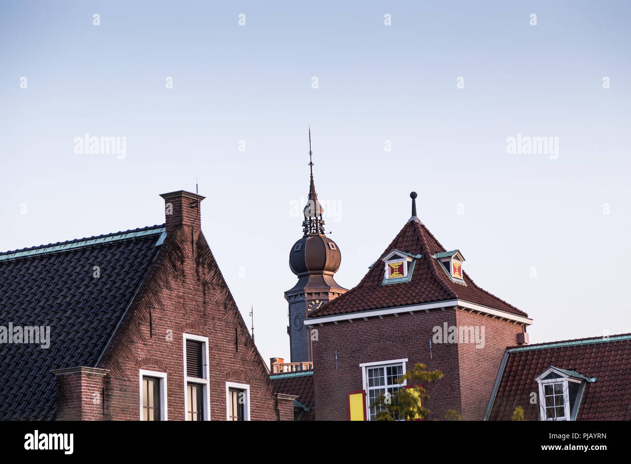 Sasebo, JAPON - 10 MAR 2018 : thème néerlandais néerlandais au parc à thème, Huis Ten Bosch, à Sasebo, au Japon. Banque D'Images