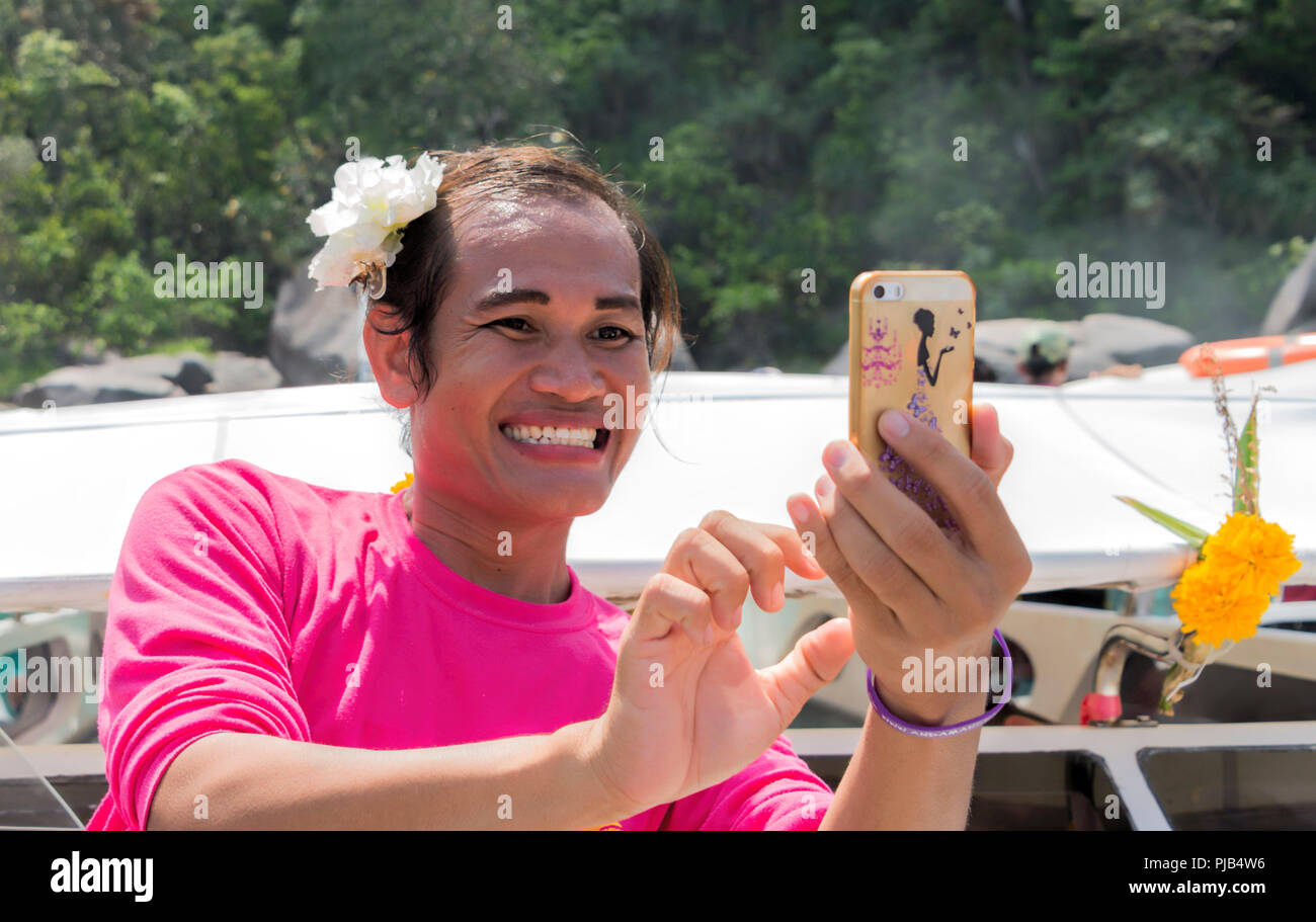 Guide touristique ladyboy Banque de photographies et d’images à haute