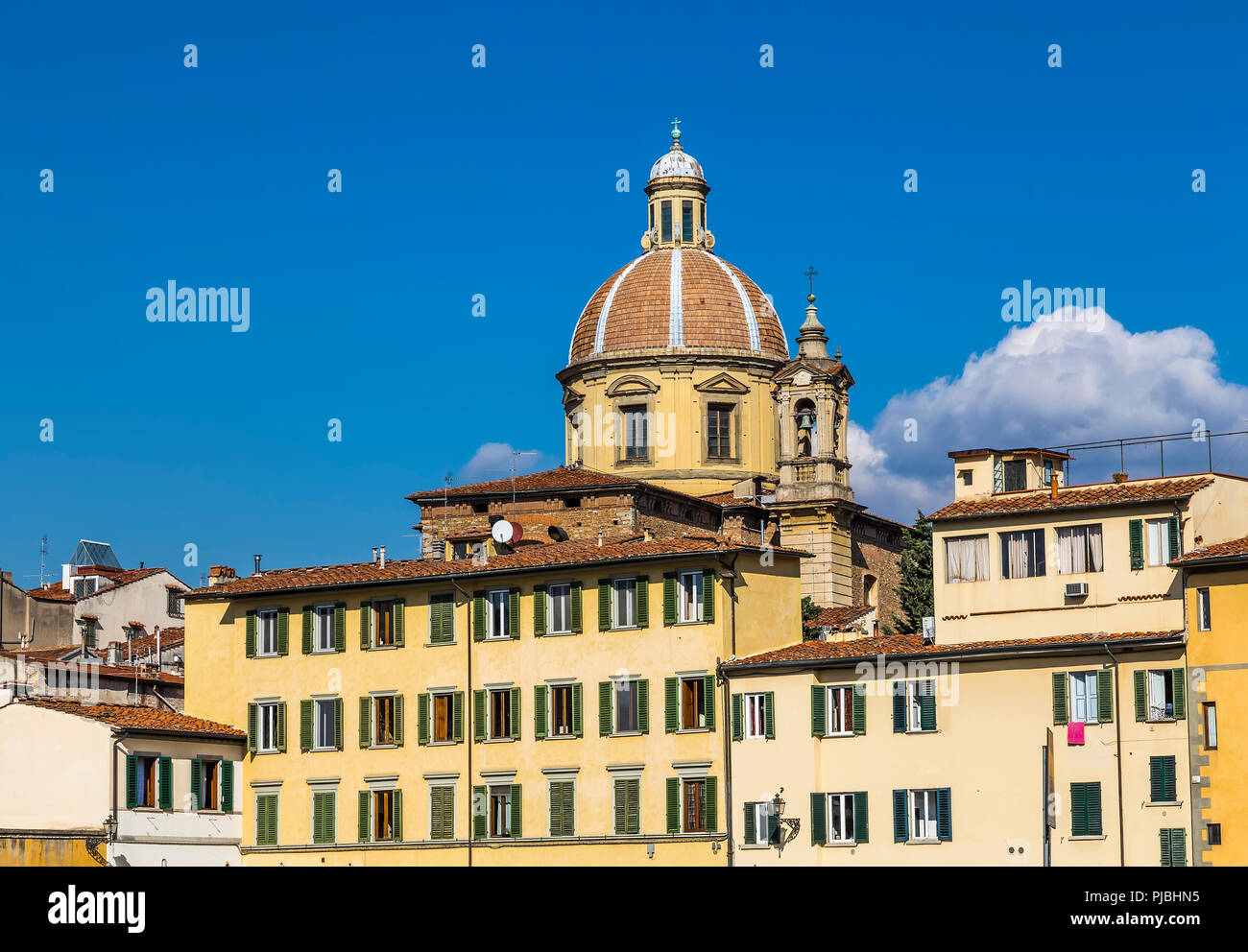 San Frediano in Cestello est une église de style baroque de Florence. L'Italie. Banque D'Images