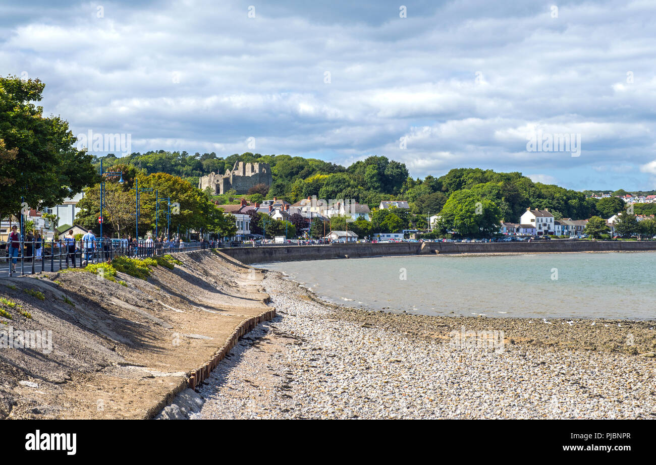 Le village côtier de Mumbles sur la Baie de Swansea, dans le sud du Pays de Galles Banque D'Images