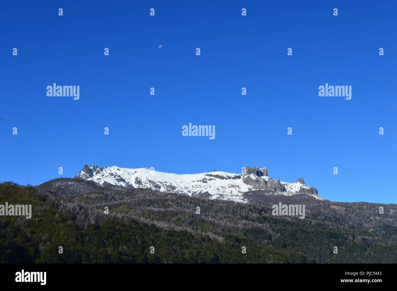 Montaña Nevada del sur argentino Banque D'Images