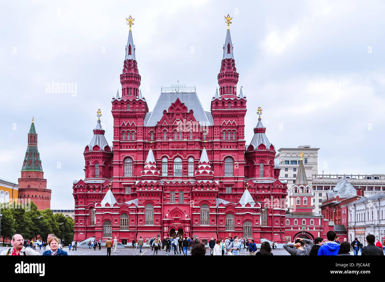 Musée historique d'Etat - la Place Rouge, Moscou, Russie Banque D'Images