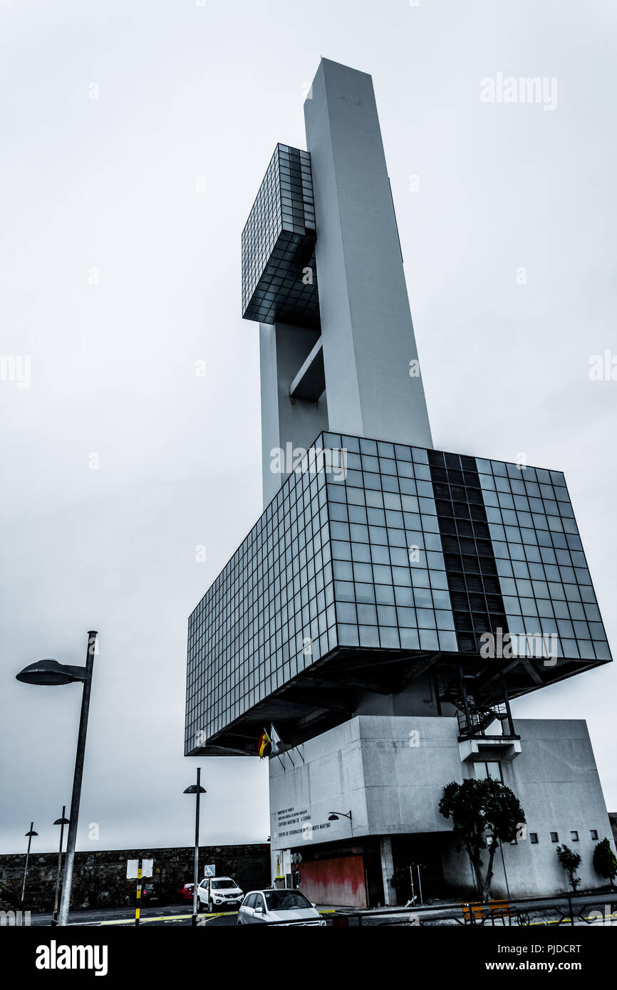 Tour de contrôle maritime Banque D'Images