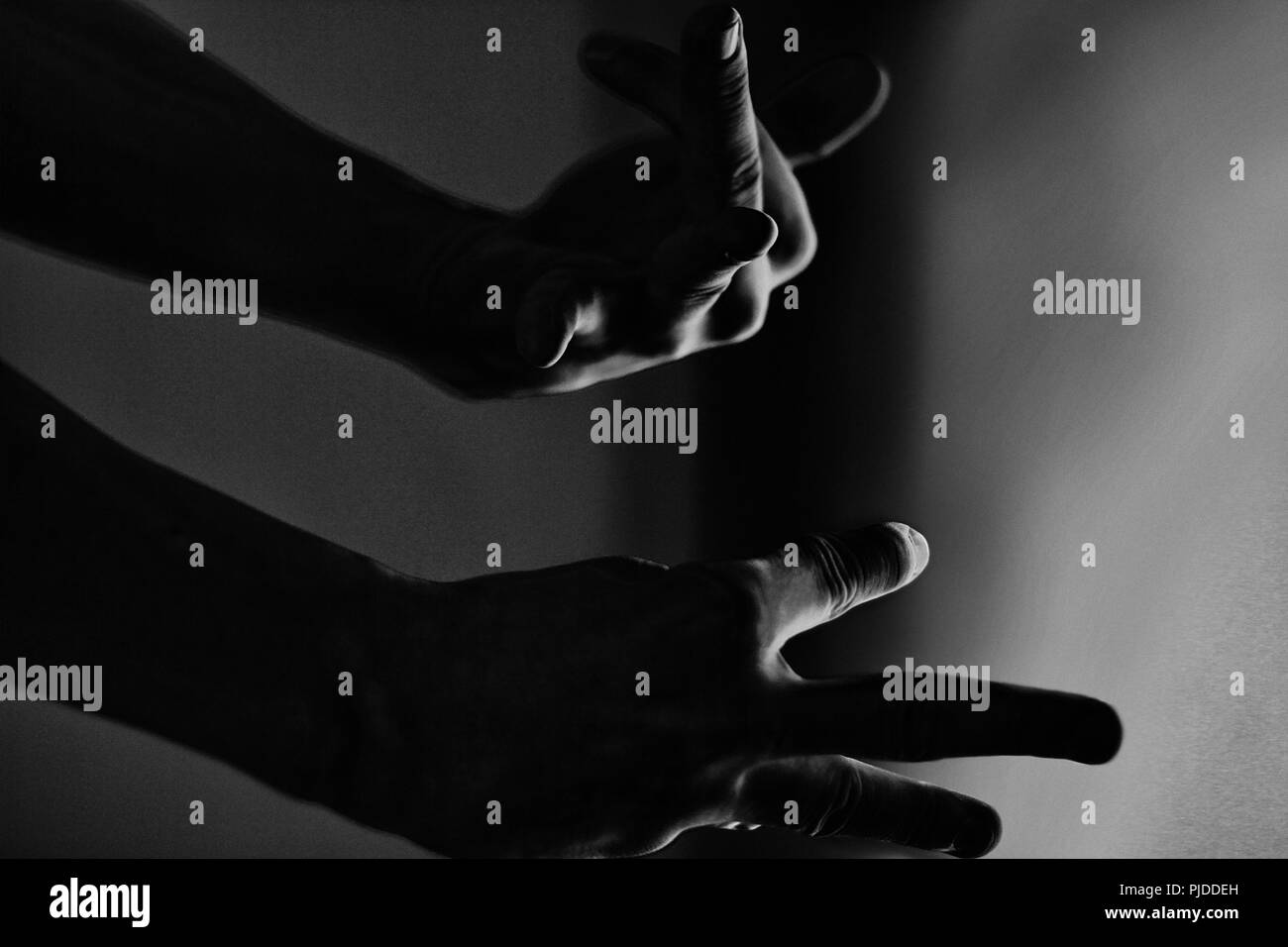 Mains humaines Banque D'Images