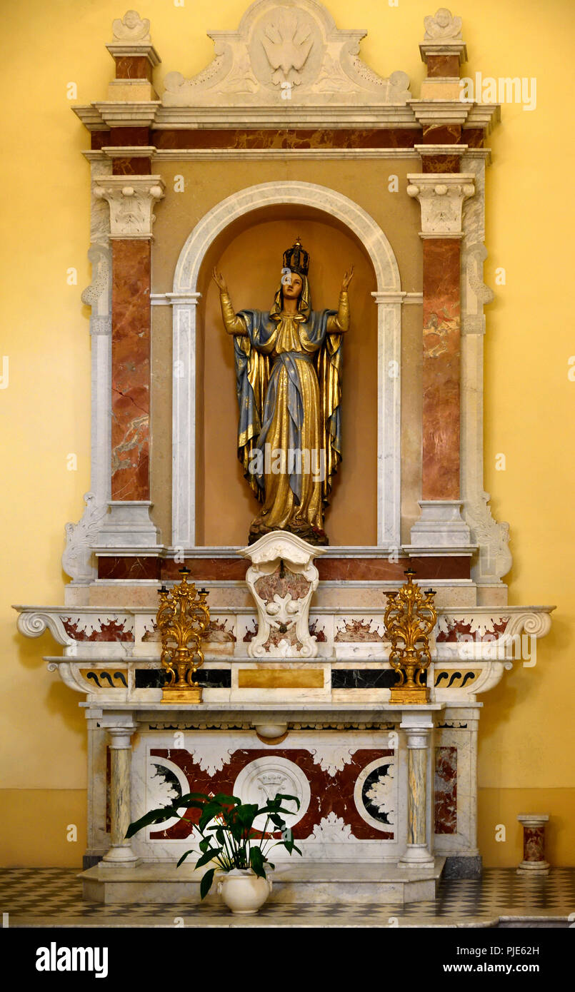 Église catholique romaine Cagliari Italie Sardnina Banque D'Images