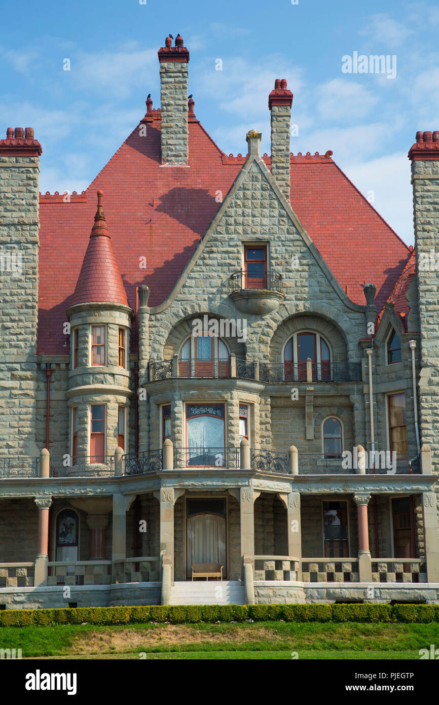 Craigdarroch Castle, Craigdarroch Castle Lieu historique national du Canada, Victoria, Colombie-Britannique, Canada Banque D'Images