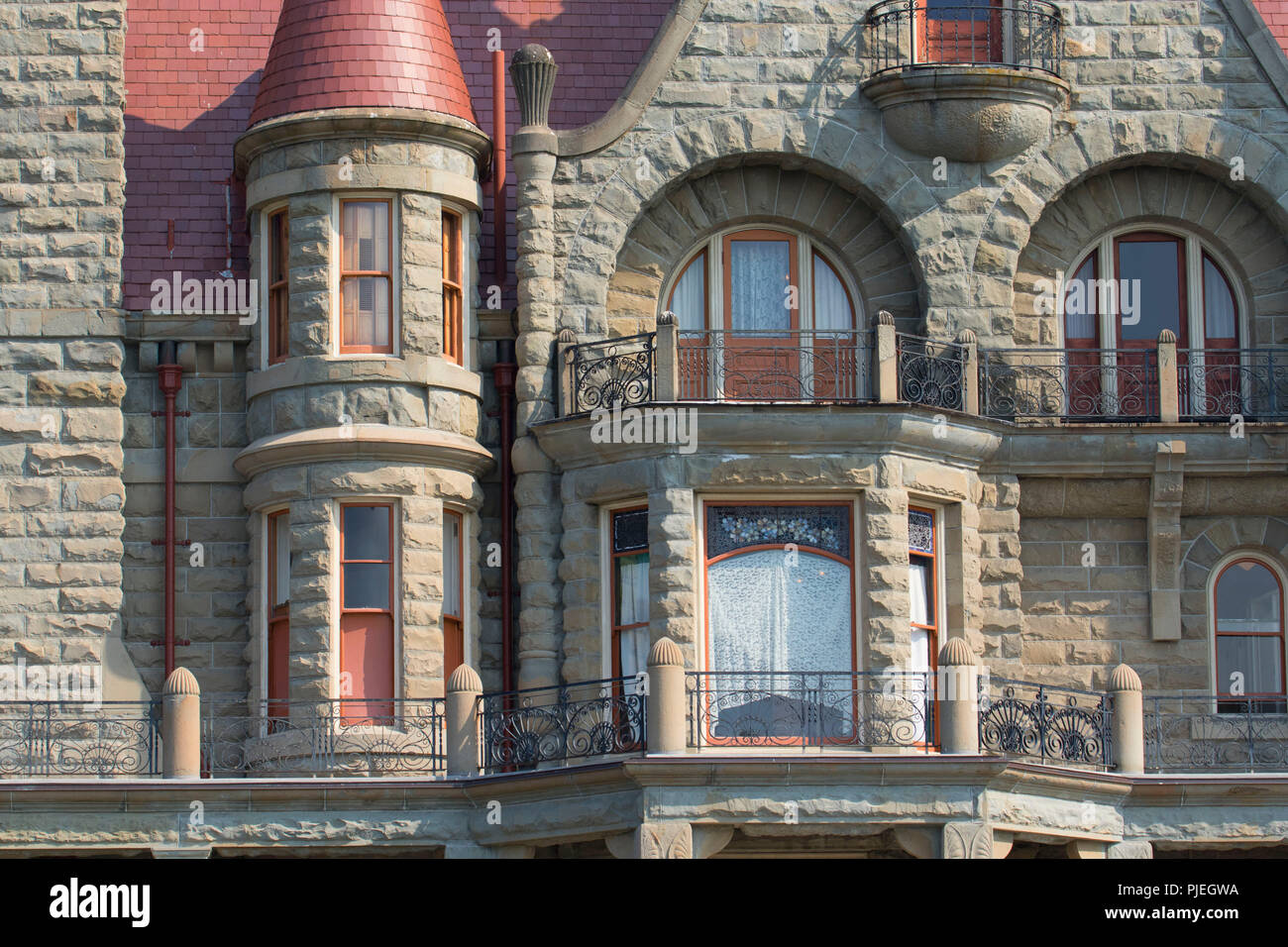 Craigdarroch Castle, Craigdarroch Castle Lieu historique national du Canada, Victoria, Colombie-Britannique, Canada Banque D'Images