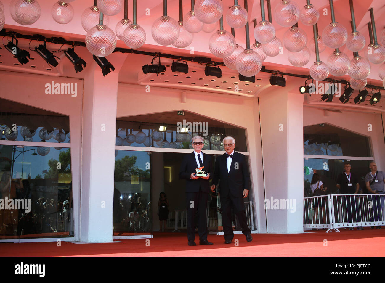 L'Europe, Italie, Lido di Venezia, 06, septembre 2018 : David Cronenberg, Lion d'or pour l'ensemble de sa carrière, le 75e Festival International du Film de Venise 2018 Photo © Ottavia Da Re/Sintesi/Alamy Live News Banque D'Images