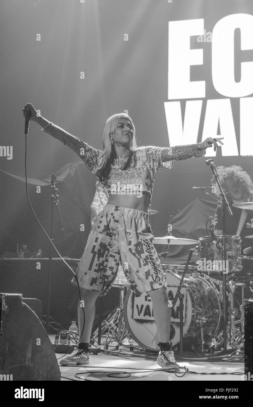 Londres, Royaume-Uni. 6 Septembre, 2018. 06/9/2018 - L'ECCA Vandal prend en charge Incubus tour à la brixton academy London UK - crédit obligatoire : glamourstock Glamourstock Credit/Alamy Live News Banque D'Images