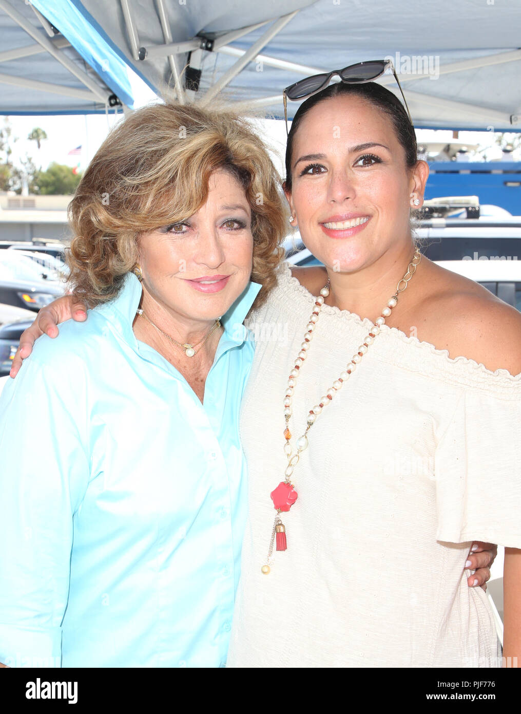 Hollywood, CA. Sep 6, 2018. Angélica María, Angelica Vale, au Hollywood Chamber of Commerce et la Police du 24e jour d'appréciation de pompier à la Division Hollywood LAPD à Hollywood, Californie le 6 septembre 2018. Credit : Faye Sadou/media/Alamy Punch Live News Banque D'Images