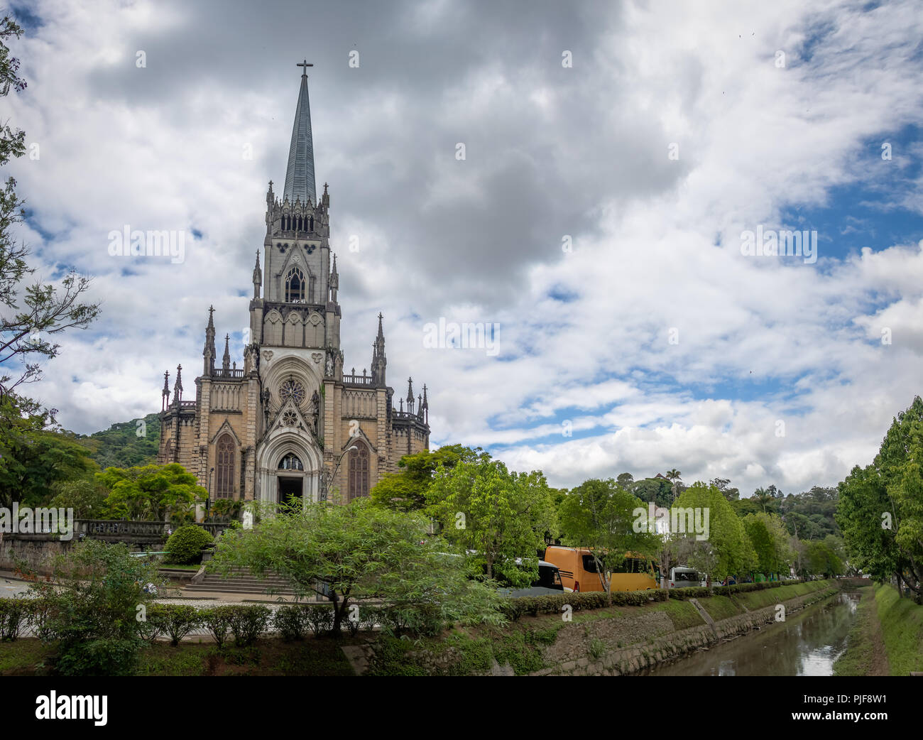 Petropolis Cathédrale Saint Pierre d'Alcantara - Petropolis, Rio de Janeiro, Brasil Banque D'Images