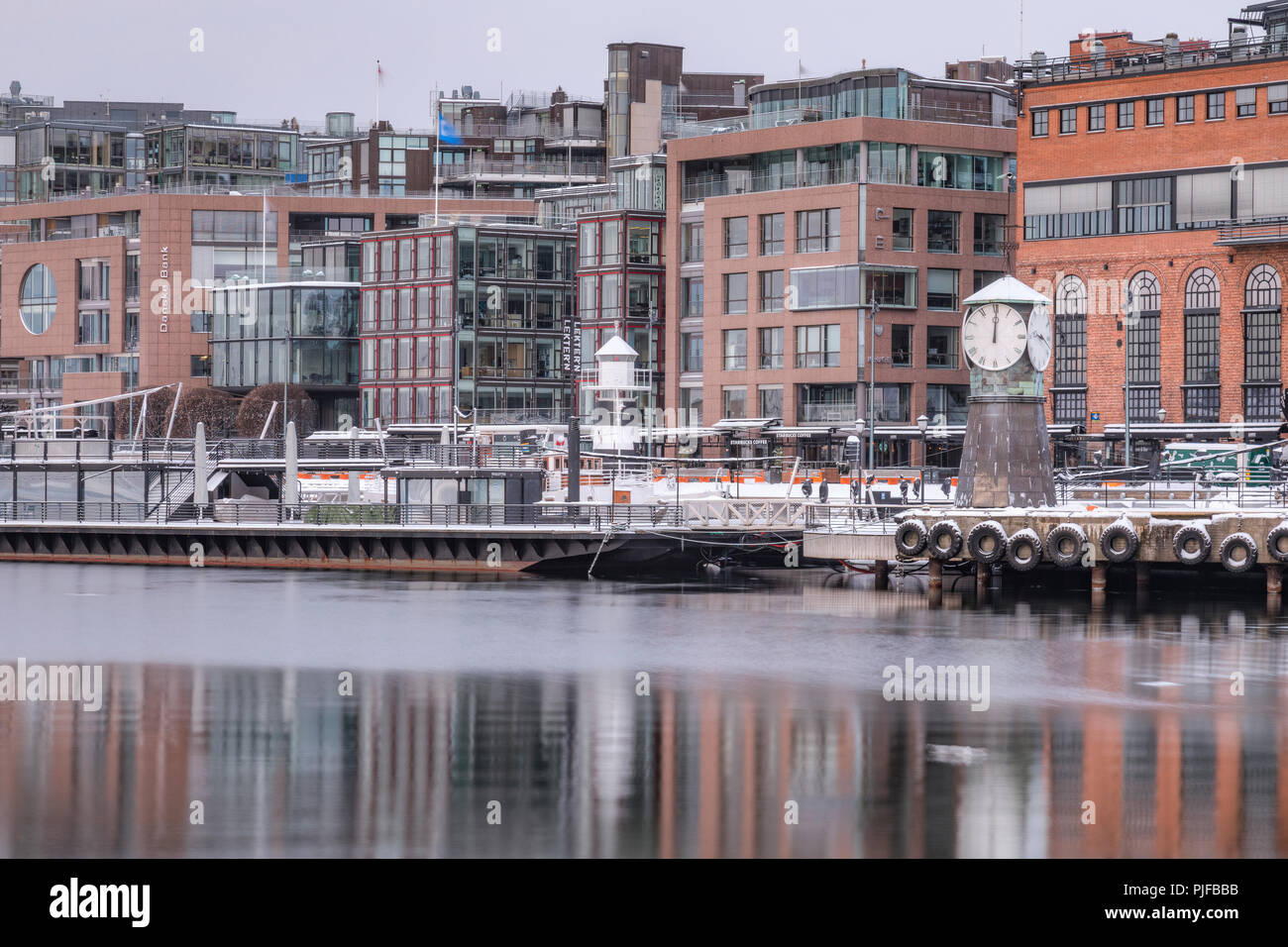 D'Oslo, Aker Brygge, Norvège, Europe Banque D'Images