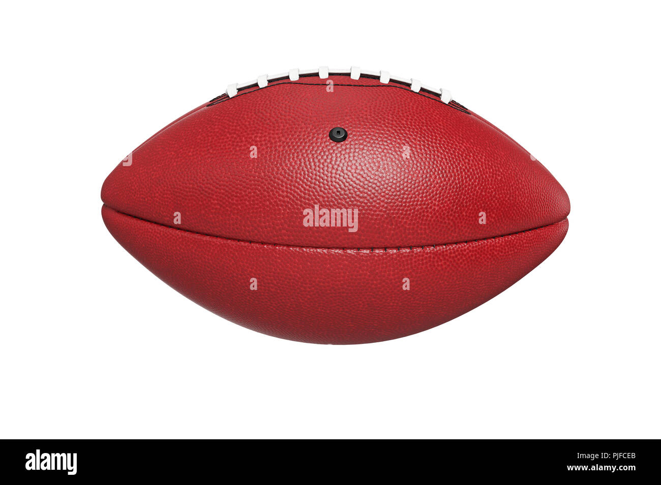 American Football, jeu de sport, vue de côté. Le rendu 3D Banque D'Images