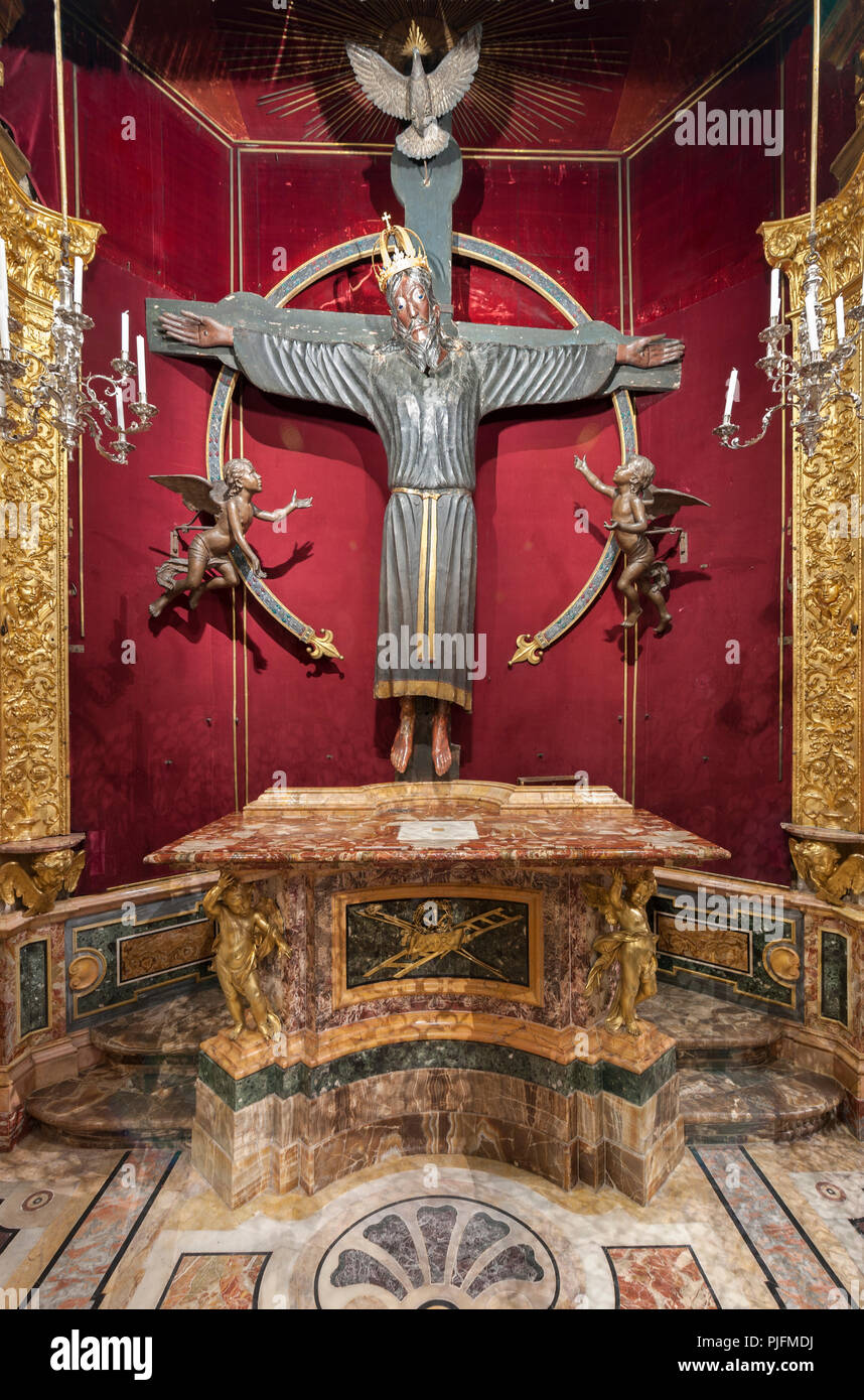 Sanctuaire de la Sainte Face dans la Cathédrale de San Martino,Lucca Banque D'Images