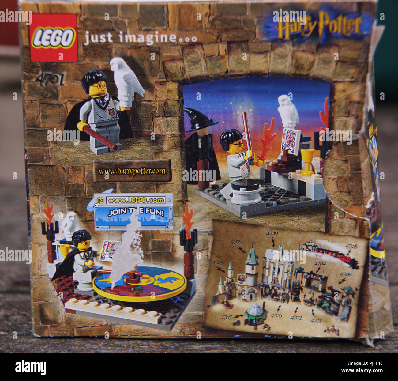 Lego Harry Potter et la pierre philosophale Choixpeau Banque D'Images