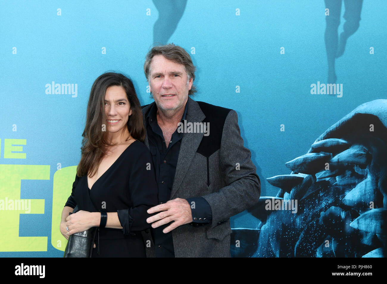 "La Meg' Premiere sur le théâtre chinois de Grauman, IMAX le 6 août 2018 à Los Angeles, CA comprend : Ayisha Davies, Robert Taylor Où : Los Angeles, California, United States Quand : 07 août 2018 Credit : Nicky Nelson/WENN.com Banque D'Images